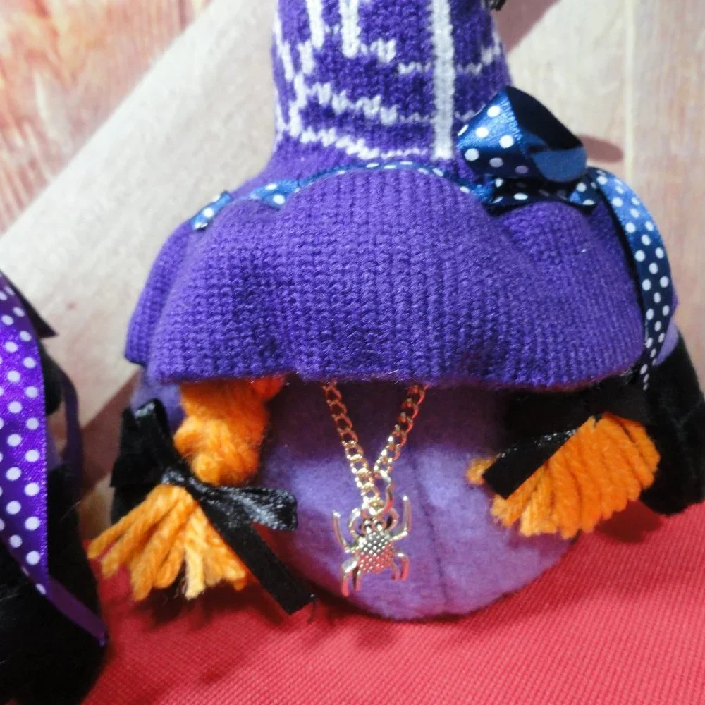 Gnome Halloween Vampire and Witch plush firguine~CUTE~ 8